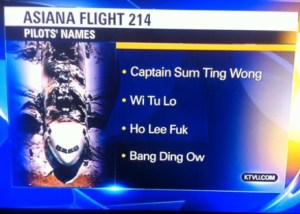 Racist pilot names "prank"