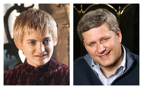 Joffrey and Stephen Harper