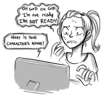 choosing a character name is the hardest part