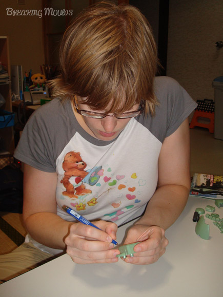 Hours and hours of meticulous labour...