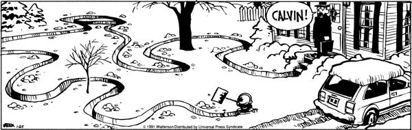 calvin and hobbes shoveling snow comic calvin and hobbes shoveling snow comic