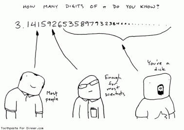 memorizing the numbers in pi