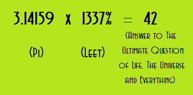 Pi ultimate question
