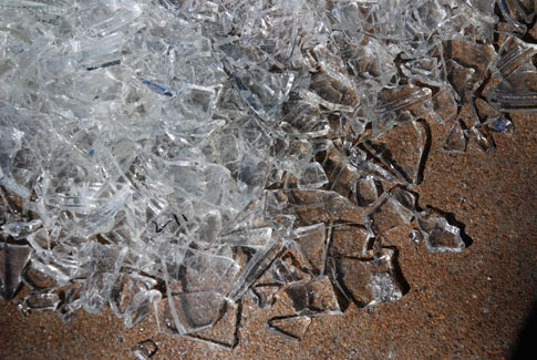 broken glass