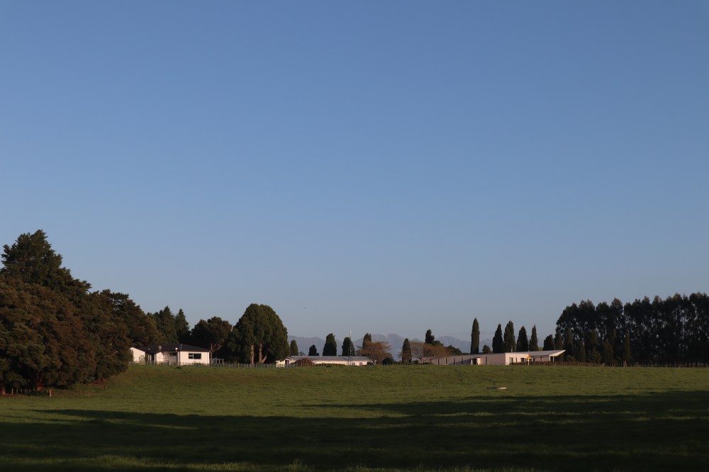 monastery in distance