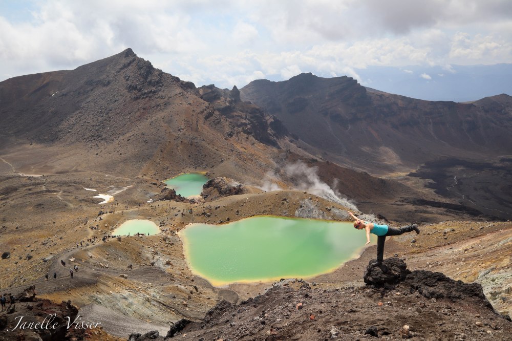 Mineral Lakes and Janelle - yoga
